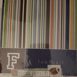 12" x 12" sports themed scrapbooking sers -$2 each