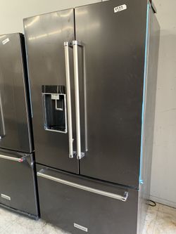 Kitchen aid French door dark stainless