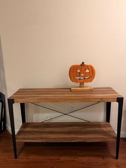 Brown & Black entryway table