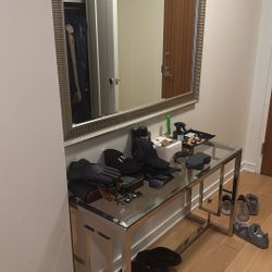 Foyer Table and Mirror