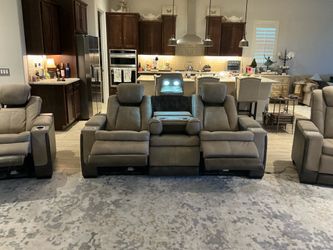 Next Gen DuraPella  POWER Sofa with 2 Recliner spots