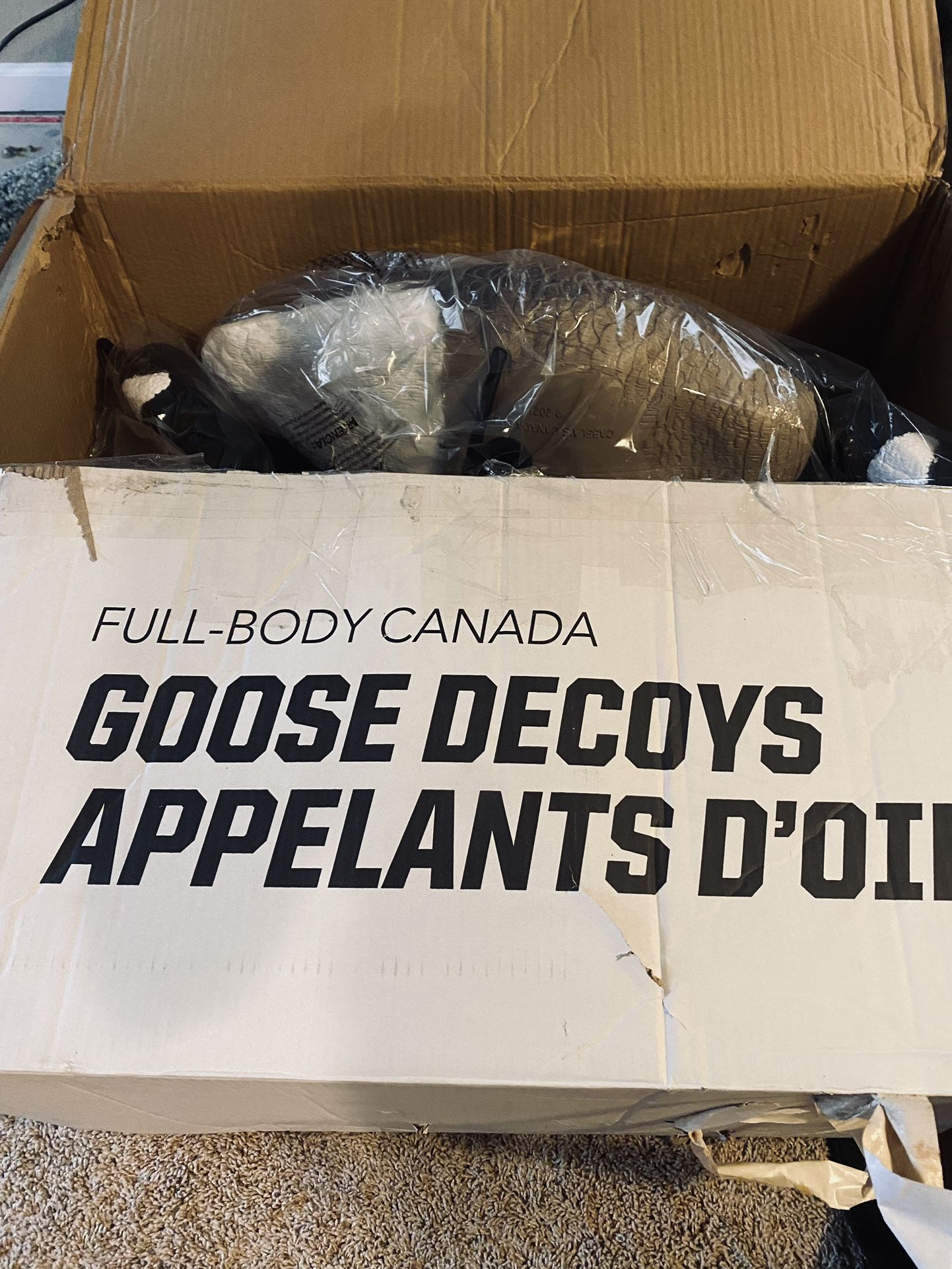 Head Flocked Goose Decoys