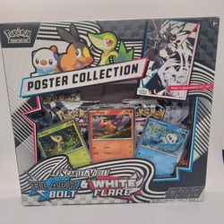 Pokemon Cards Black Bolt White Flare Poster Collection
