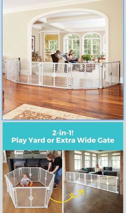 Baby Gate Play Yard New Unused