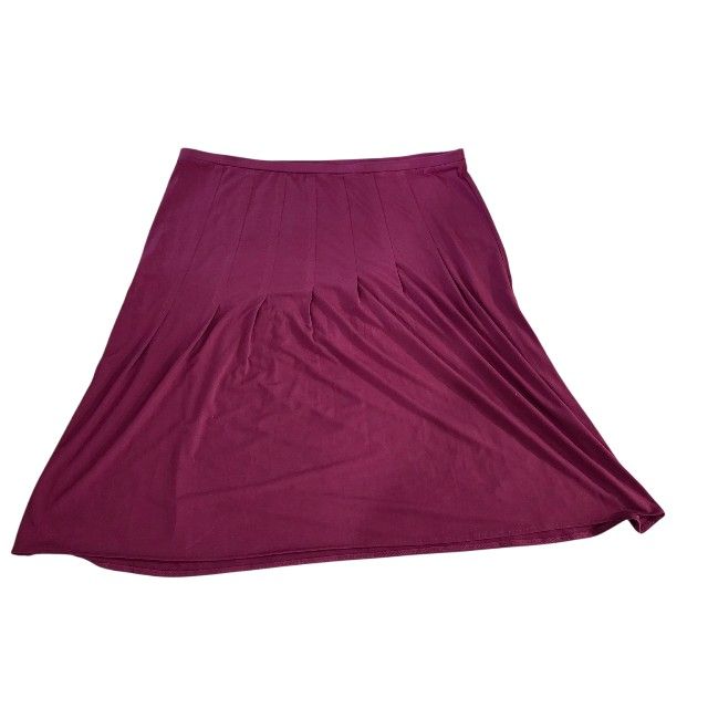Axcess purple A-line skirt, L. NWT.