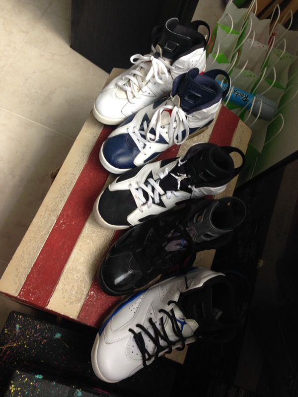 Jordan retro trade for foams of lebrons