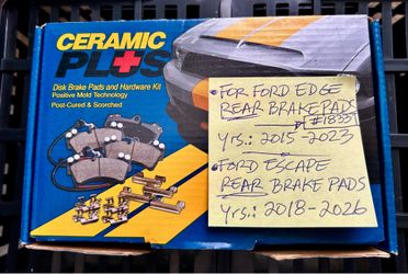 PROMAX CERAMIC  “REAR” BRAKE PADS for FORD ESCAPE/EDGE