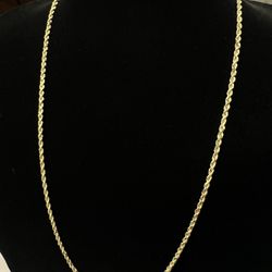 $1550 Yellow Gold Rope Chain