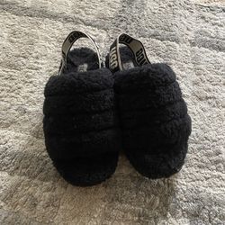 Wmns Black Ugg Slide Size 7