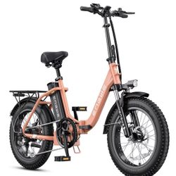 ENGWE 1125W Electric Bike for Adults, L20 2.0 20''×3.0" Fat Tire Electric Bicycle 52V 13Ah Removable
