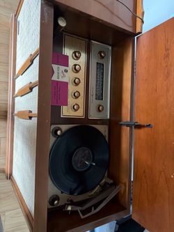 Vintage record player