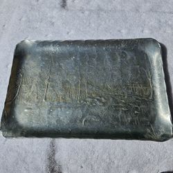 Aluminium Serving Plater "Wildlife Scene".  Quaker State Oil