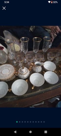 Beautiful Antique German China Set