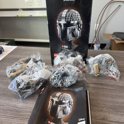 Lego Mandalorian head Set. Used 