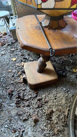 Homemade wooden table