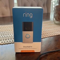 Ring Doorbell 4 Never Opened