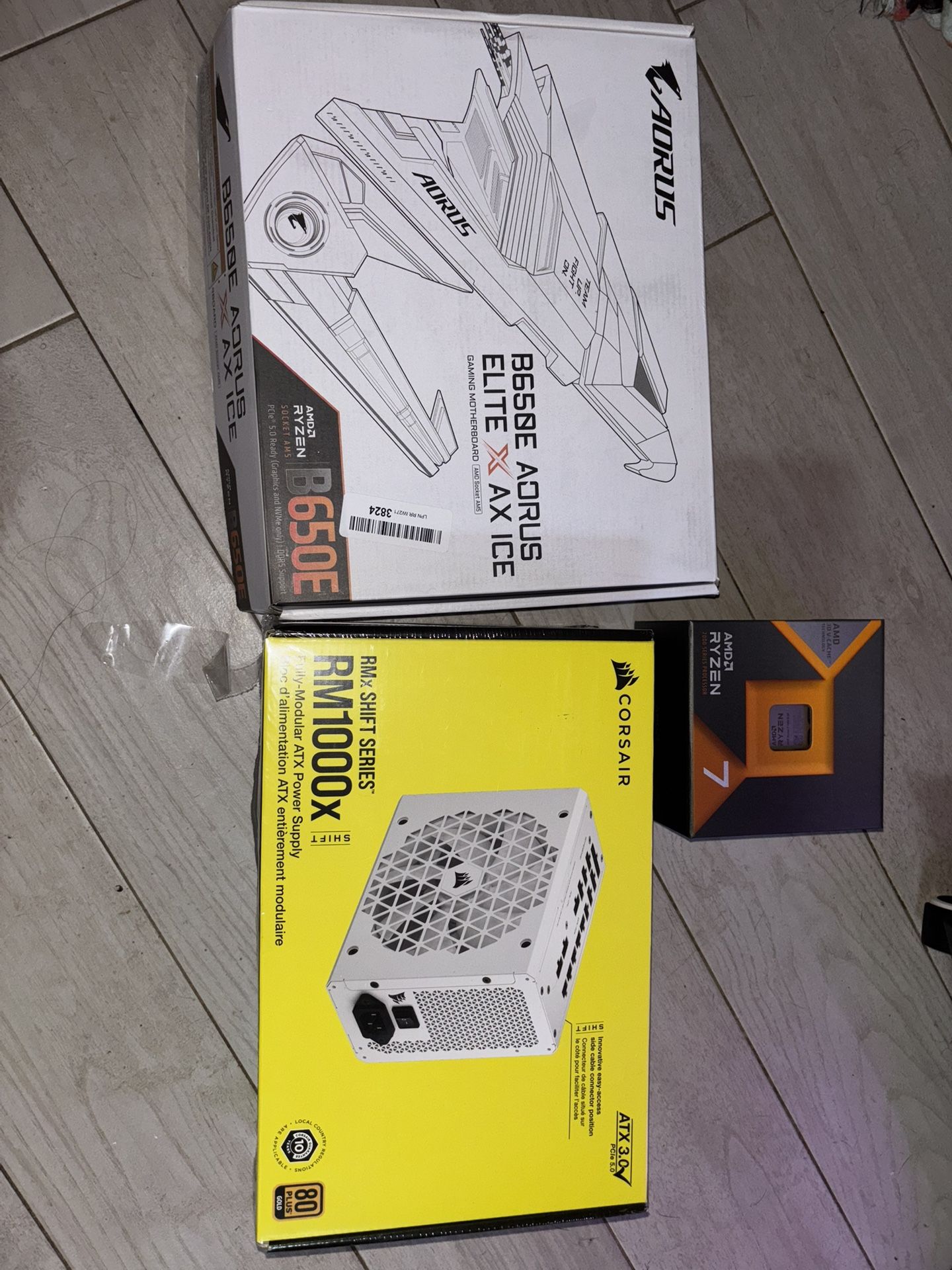 Motherboard, CPU, Power Supply bundle
