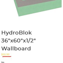 Hydro Blok Wallboard 