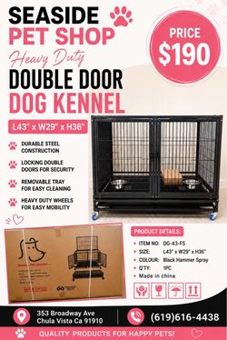 New heavy duty dog kennel