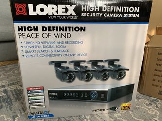 Lorax 4 HD 1080p Security Camera System Night Vision