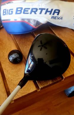 Callaway⛳️Big Bertha Men's Driver🔥9.0 Degree's With Mitsubishi Rayon Stiff Flex Shaft...🌟