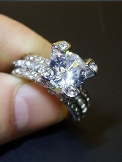 Women's wedding engagement ring size 6.0 7.08.0 9.0