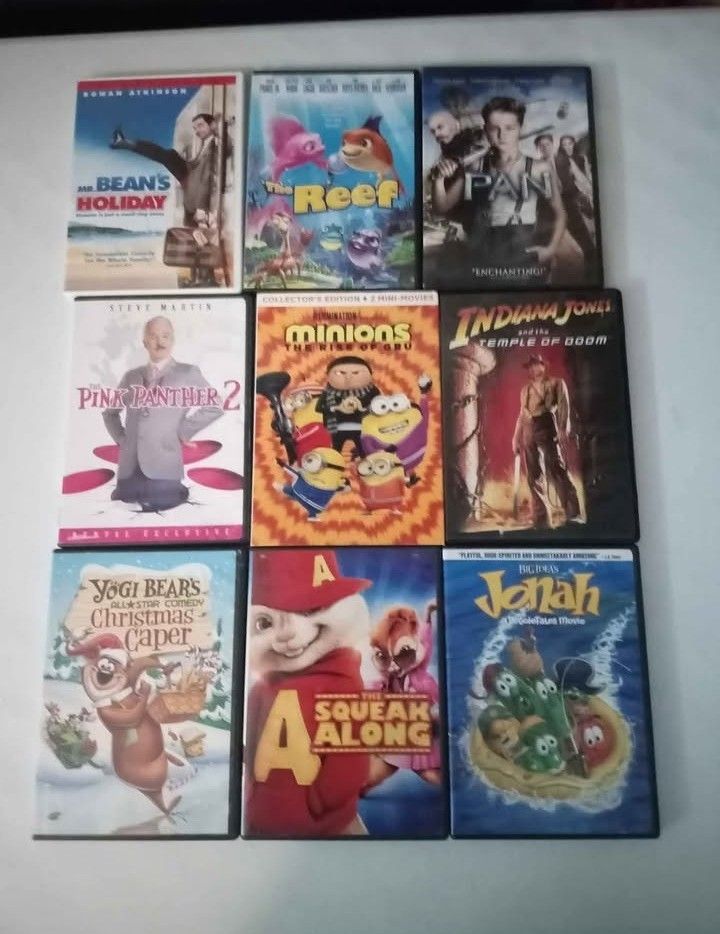 11 DVDs ( Kids/Family Films)