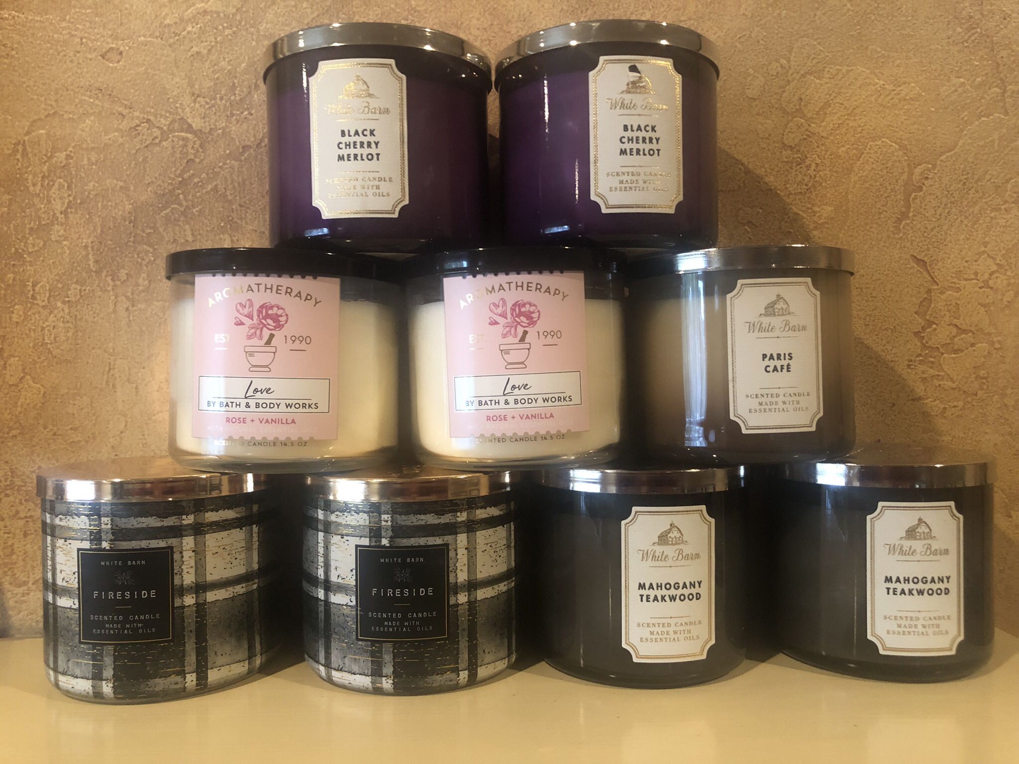 Bath And Body Works 3 Wicks Candles