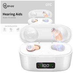 new Hearing Aids for Seniors, Hearing Amplifiers Devices Rechargeable with Noise Cancelling, Superior Sound Quality for Women Men Hearing Loss, Auto O