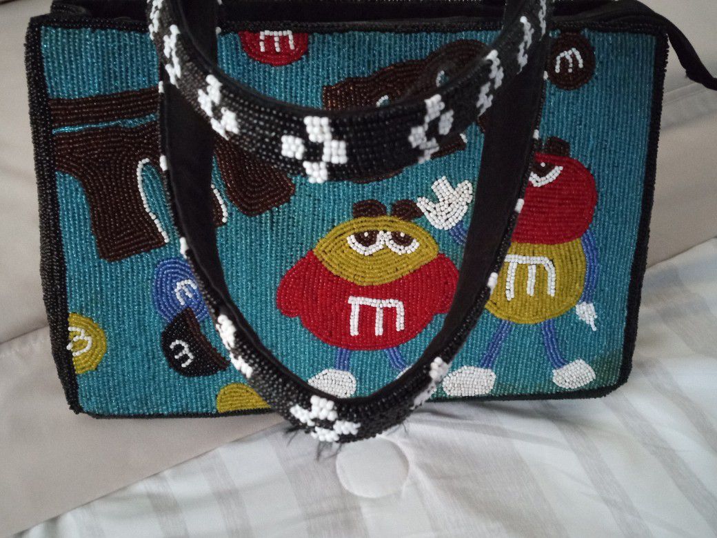 NEW M&M's Hand beaded Purse for Sale in Upland, CA - OfferUp