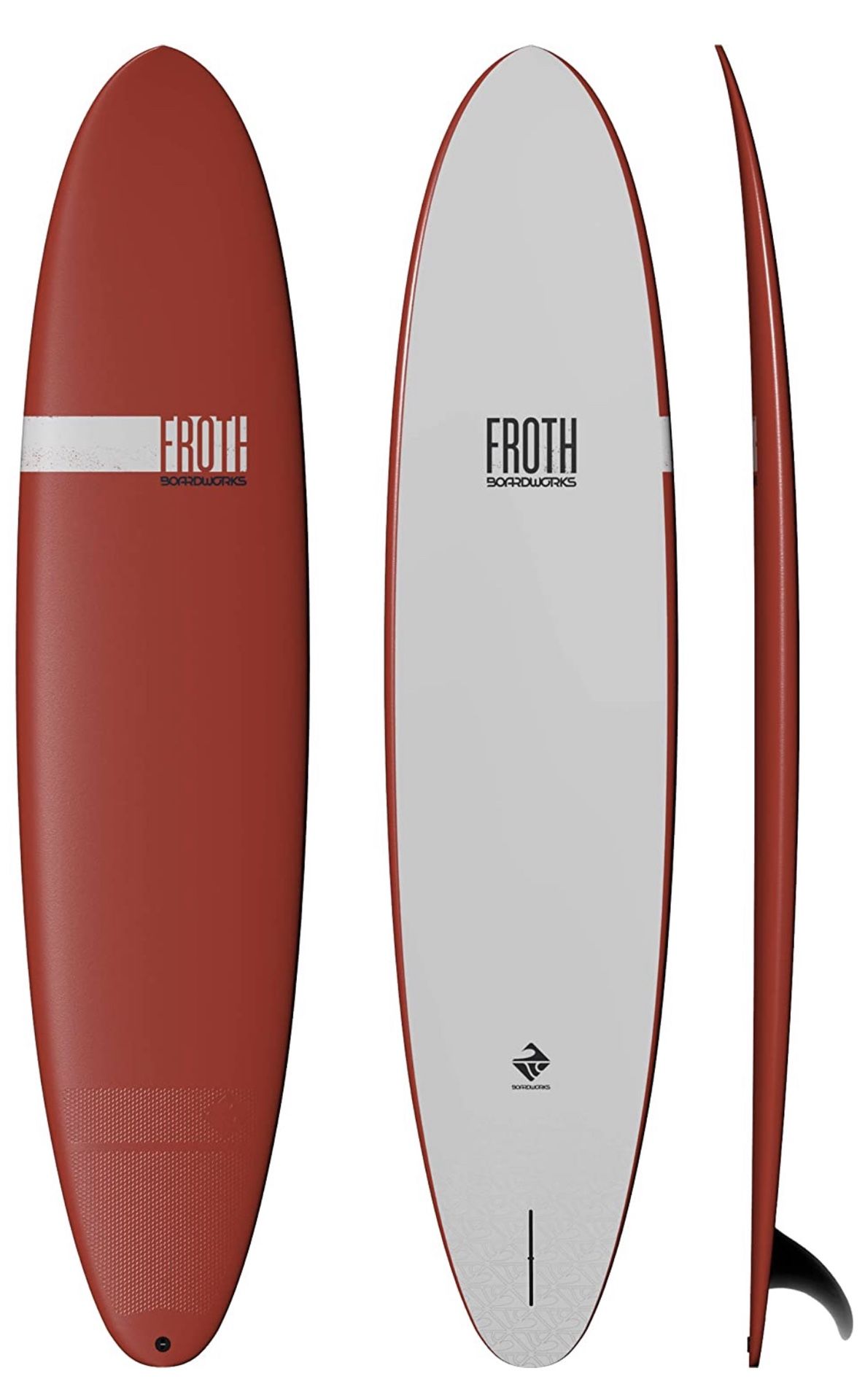 Boardworks Froth! Soft Top Surfboard | Wake Surf Surfboard 9' Length