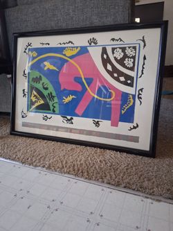 Vintage Henri Matisse’s Offset Lithograph The Horse, the Rider, and the Clown