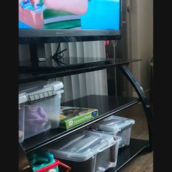 Tv Stand - Glass Top 