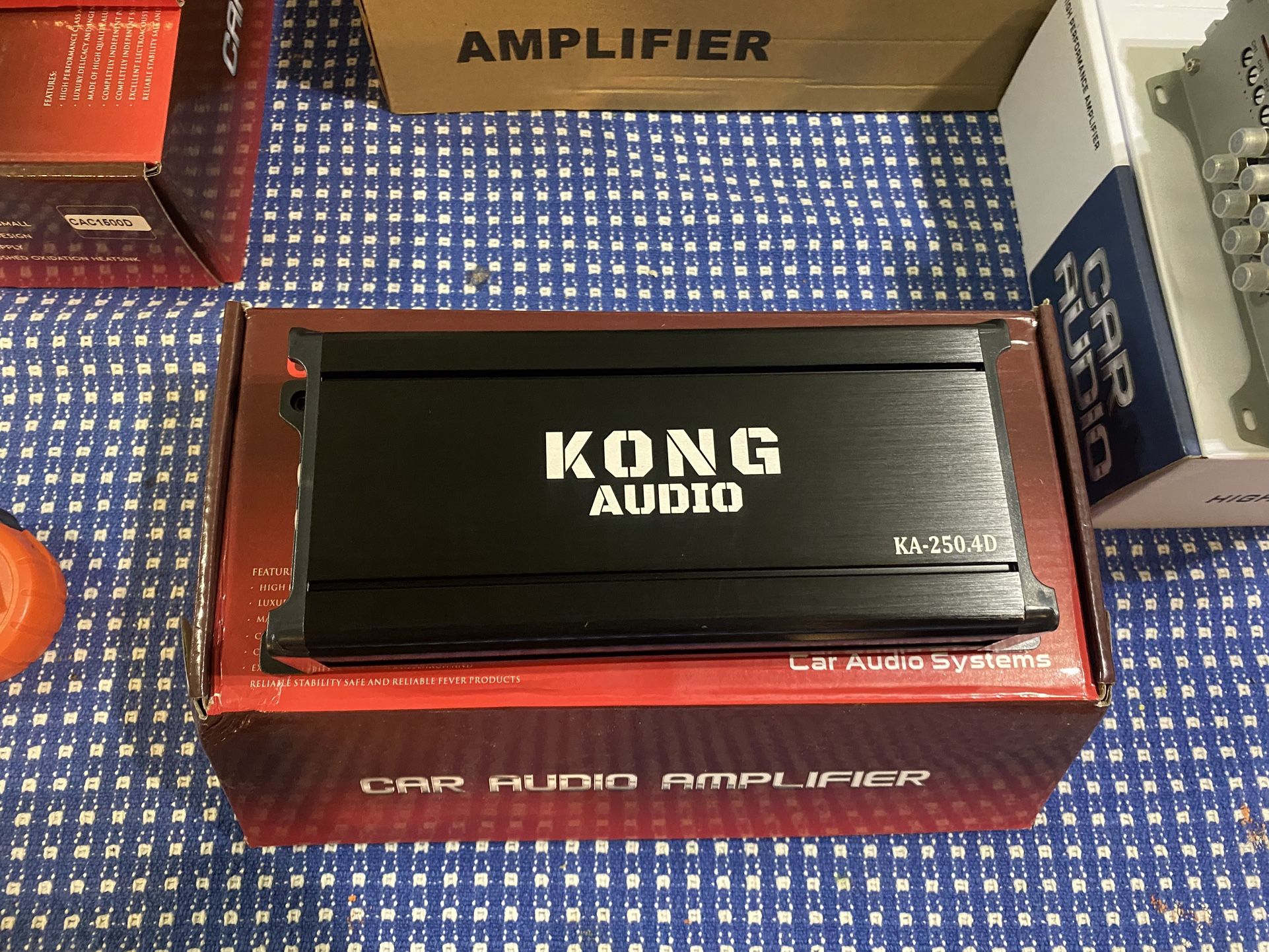 New Kong Audio 4 Channel Compact Class D Car Power Amplifier $130 Each