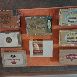 Assorted Cigar Boxes