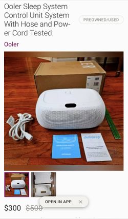 Ooler Sleep System Control Unit System With Hose and Power Cord