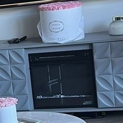 Gray Carrieann TV Stand for TVs up to 65"