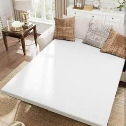 New 4" Sofa Bed Mattress Replacement, Memory Foam Sofa Mattress Topper, full size