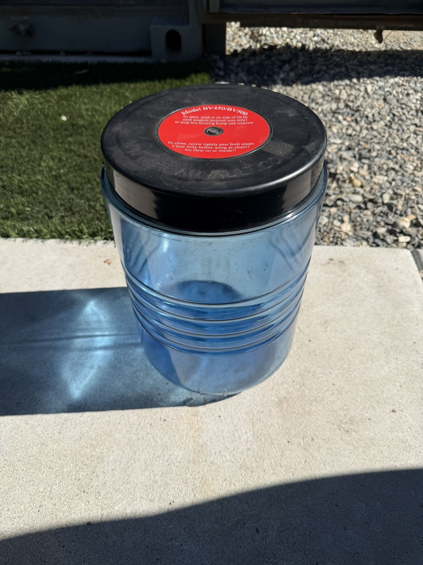 Bear Vault Backpackers Food Storage Container