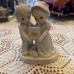 Precious moments 50th anniversary figurine