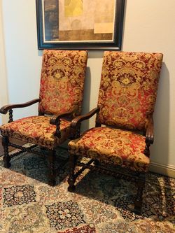 Beautiful luxury High back accent chairs