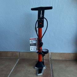 New Air Pump Schwinn Air Center Plus Floor Pump… (ONE ADAPTOR INCLUDED)… SEE ALL PICTURES…$35