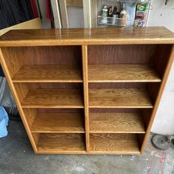 Bookshelf,  “6”  Adjustable Shelves