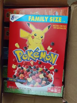 General Mills Pokemon Cereal Family Size