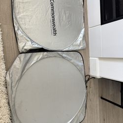 Windshield Sun Shade (EZ Install, EZ Fold, EZ Storage), Foldable, UV Protector, Heat, Cold, Summer, Winter