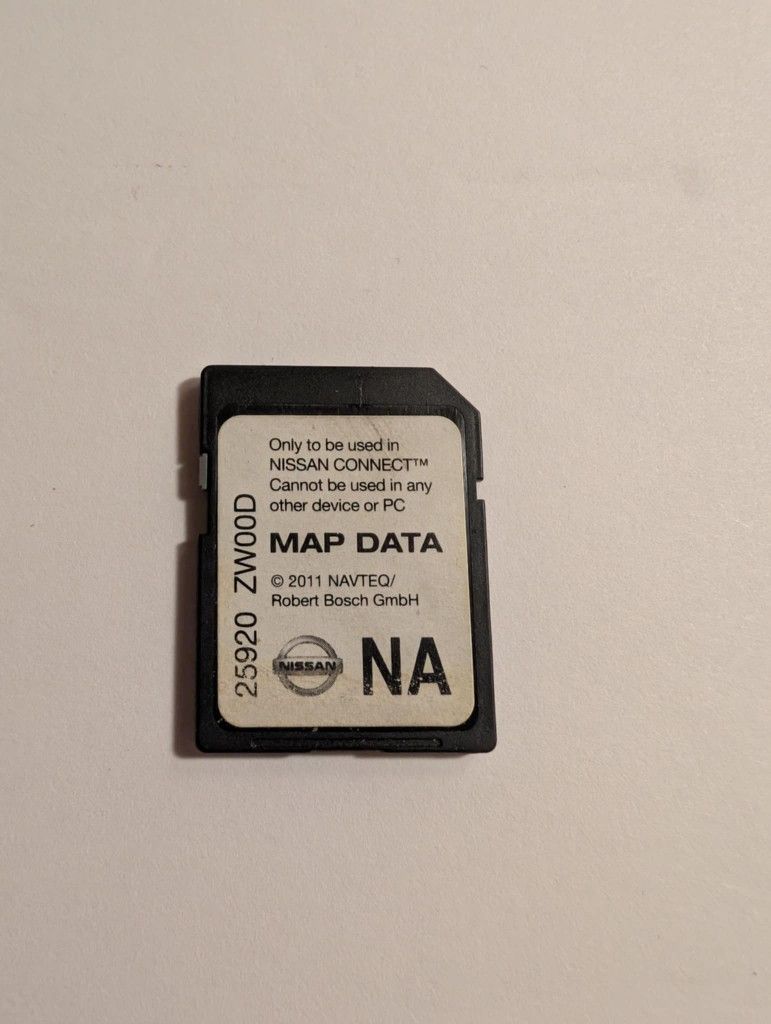 Map Data SD Navigation Card
