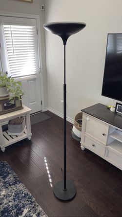 Globe Electric Smart LED Torchiere Floor Lamp - Black