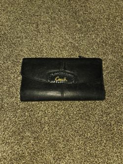 Black coach purse/wallet