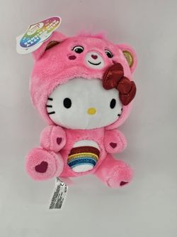 Care bears Hello Kitty Cheer Bear 9" Plush