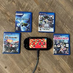 PS Vita Slim And 6 Games